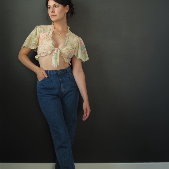 Vintage Wrangler Pleated Denim - Picture 4 of 4